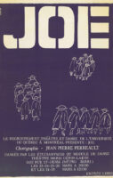 Affiche de spectacle, Fonds Jean-Pierre Perreault (BAnQ), 1983.