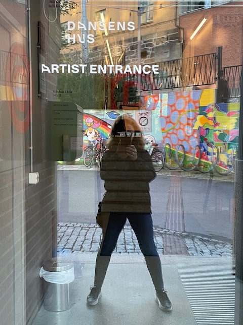 Autoportrait de Sophie Michaud Tournée Les jolies choses de Catherine Gaudet, Oslo 2024